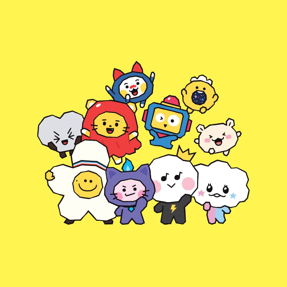 TRUZ SOM minini STANDING DOLL – LINE FRIENDS SQUARE