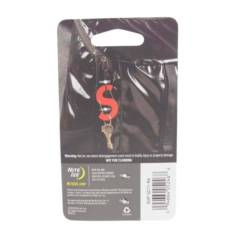 Supreme シュプリーム 21AW Nite Ize S Logo Keychain ナイトアイズ S