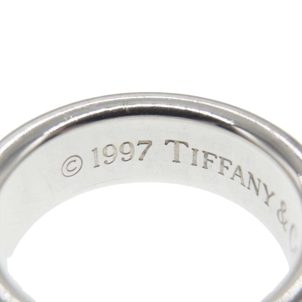 TIFFANY&Co. ティファニー 1837 ロゴ 刻印 ナロー リング シルバー系