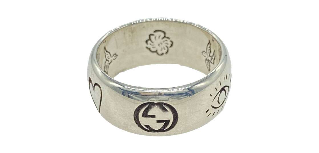 グッチ ブラインド フォーラブ シルバー 925 リング 買取実績