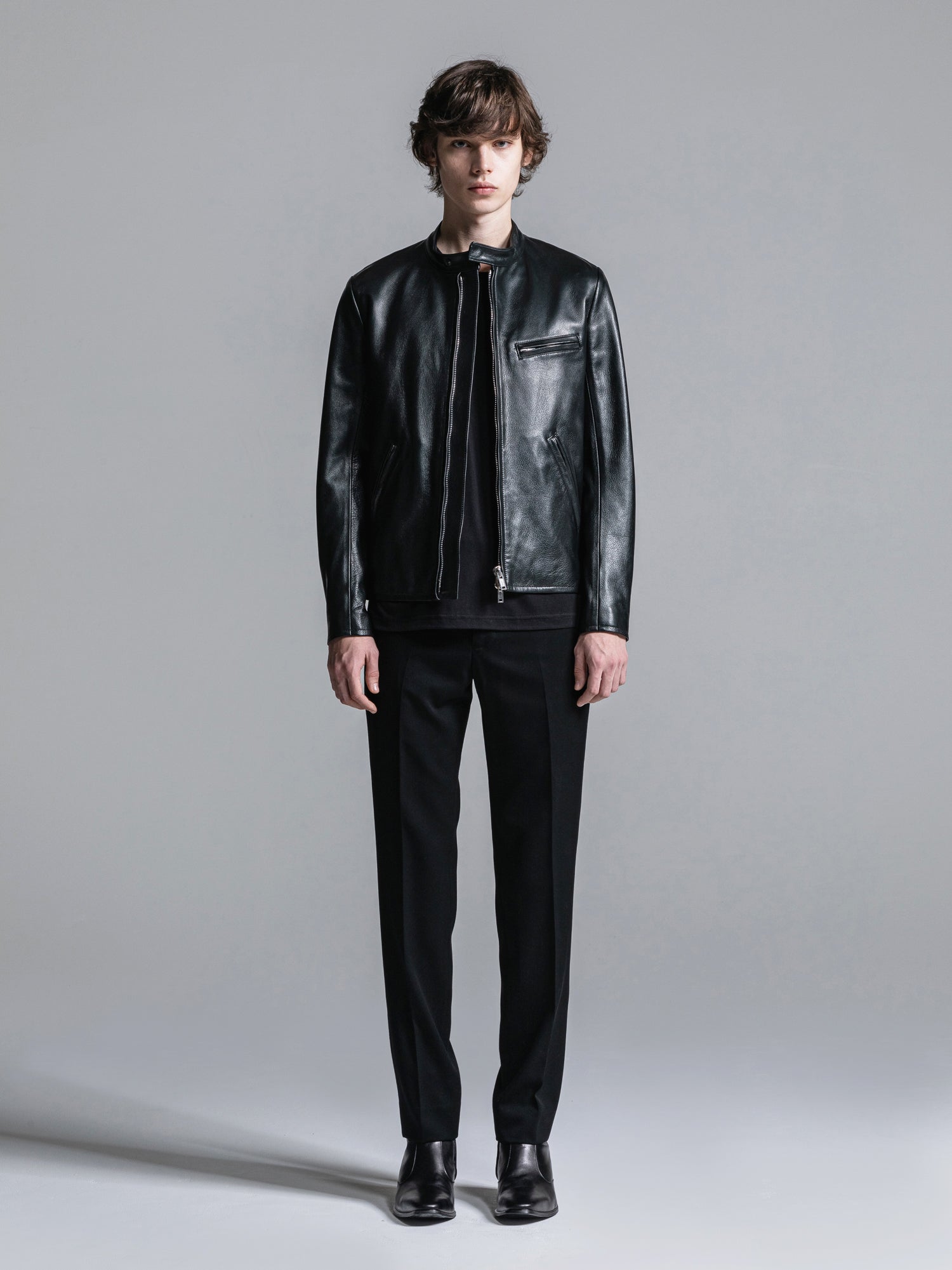 LEATHER SINGLE RIDERS JACKET | レザーシングルライダースジャケット