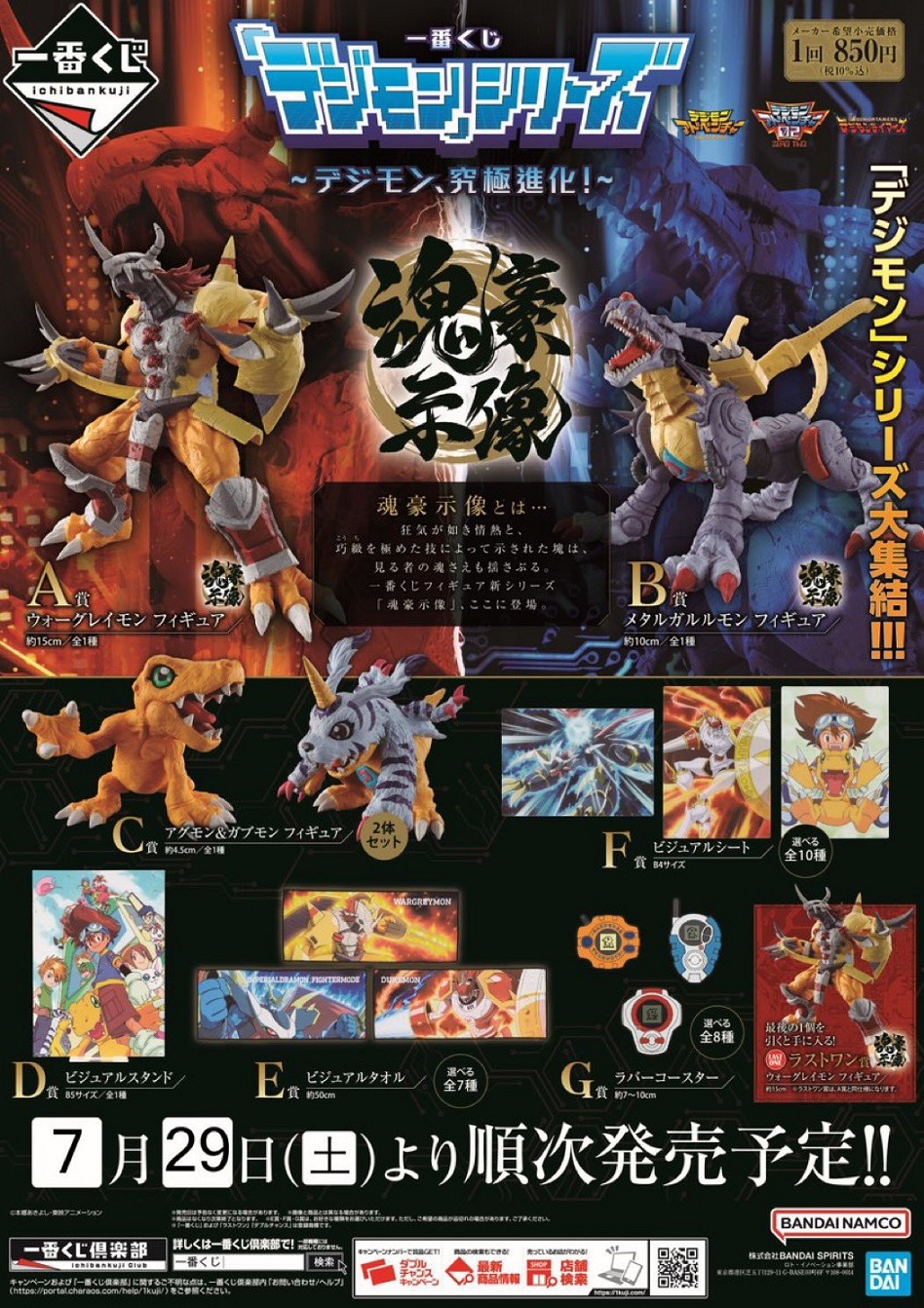 一番くじ 「デジモン」シリーズ ～デジモン、究極進化！～ 発売2日目の