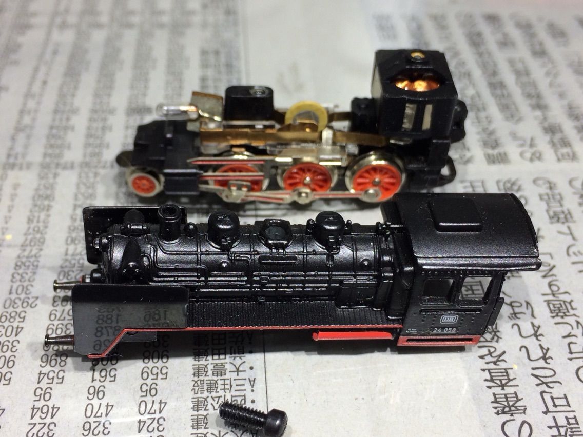 メルクリンZ 動力車をメンテする。 : 愛犬クマの鉄道模型製作備忘録