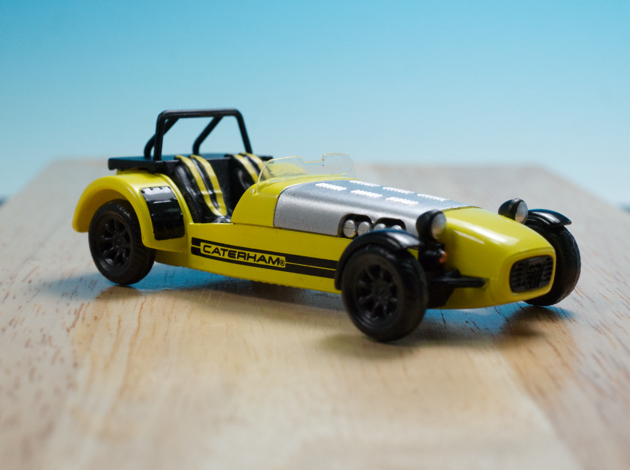 レビュー タカラトミーアーツ ホビーガチャ CATERHAM SUPER SEVEN 1/43