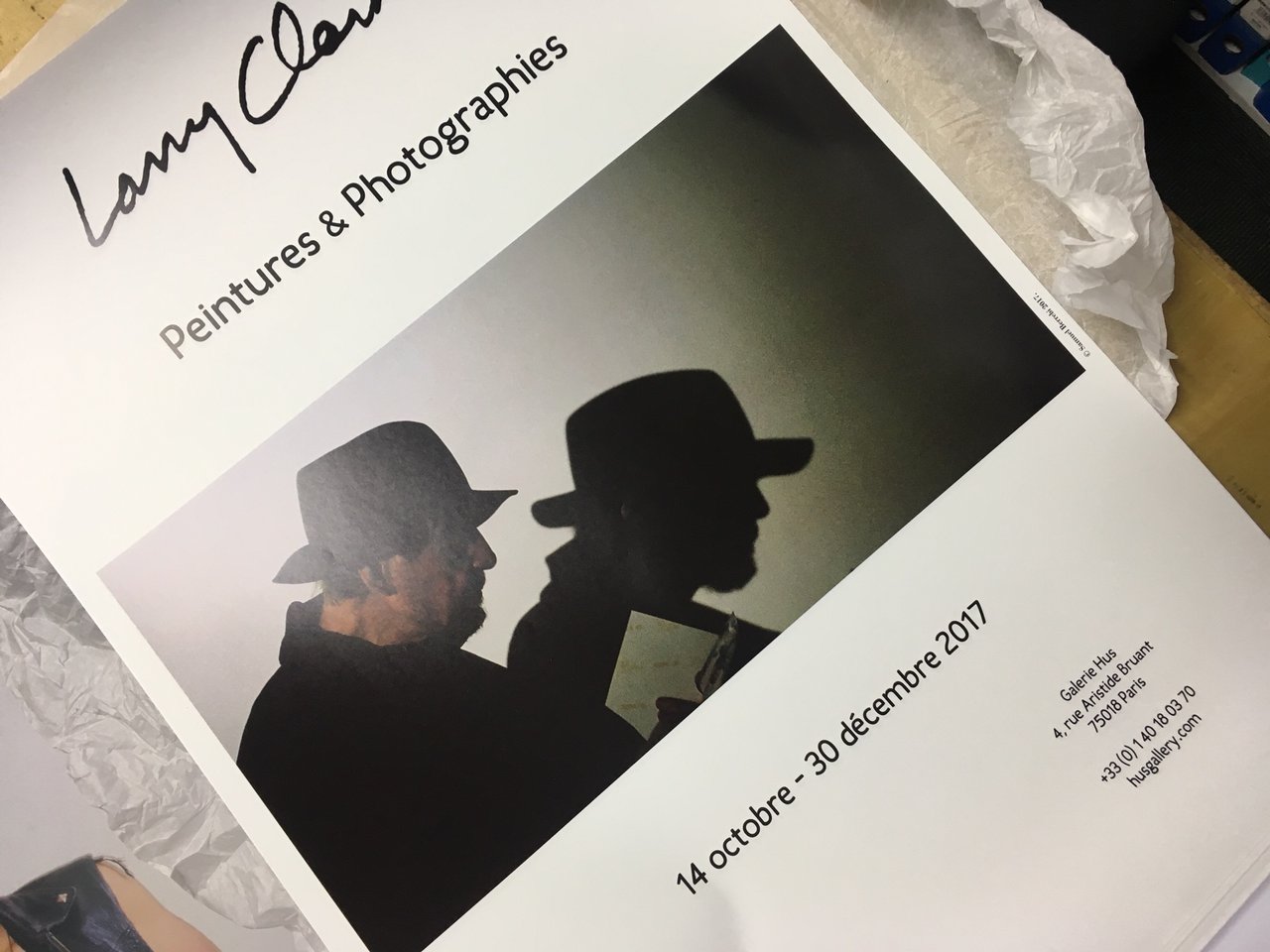 ポスター】Larry Clark 2017年パリ展示ポスター : スタンダードブック