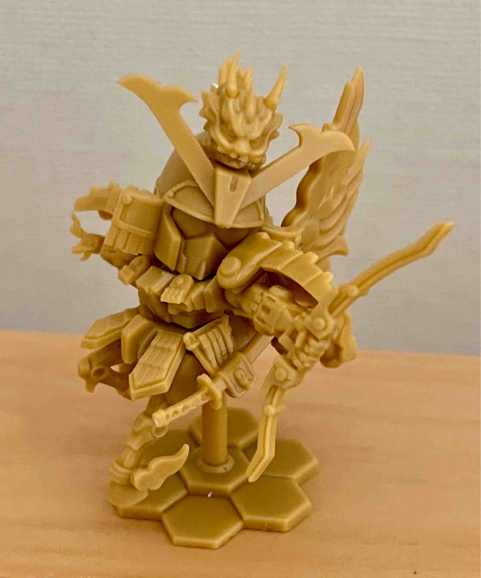 スペリオルディファイン 武者精太頑駄無 麒麟児特装①組み立て