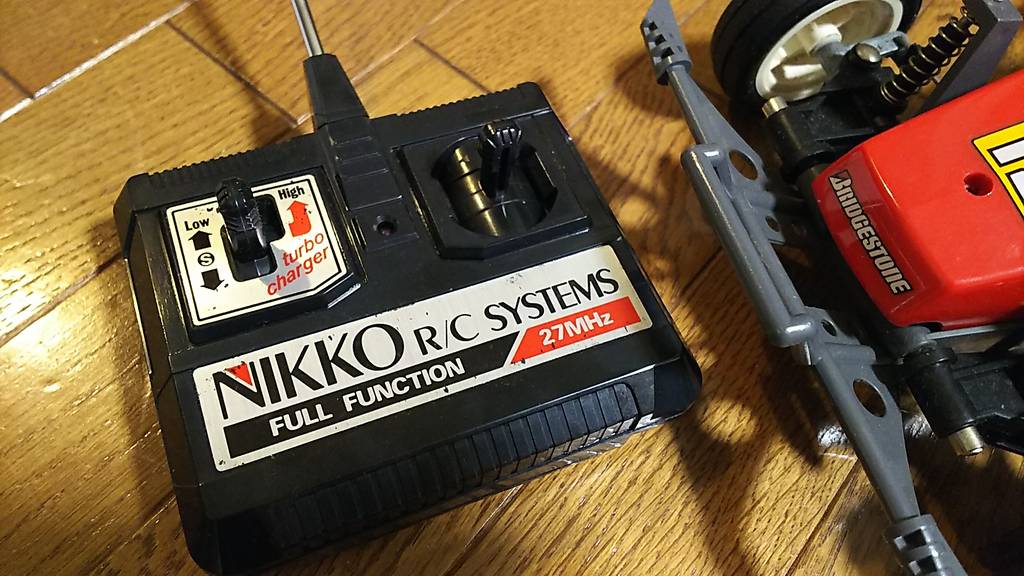 1985年【NIKKO 1/14フレームバギーブラックフォックス(赤)】問題なく