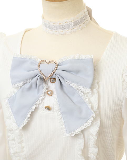 クロスレースリボンカットトップス ｜ LIZ LISA（リズリサ）公式通販