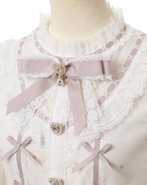 オリジナルハートドットブラウス ｜ LIZ LISA（リズリサ）公式通販