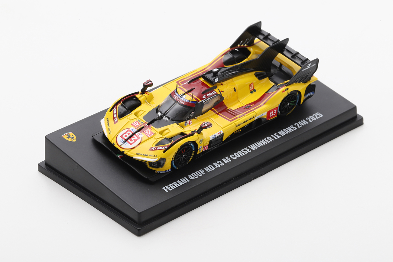 Ferrari 499P No.83 AF Corse Winner Le Mans 24H 2025 - Scale 1:64
