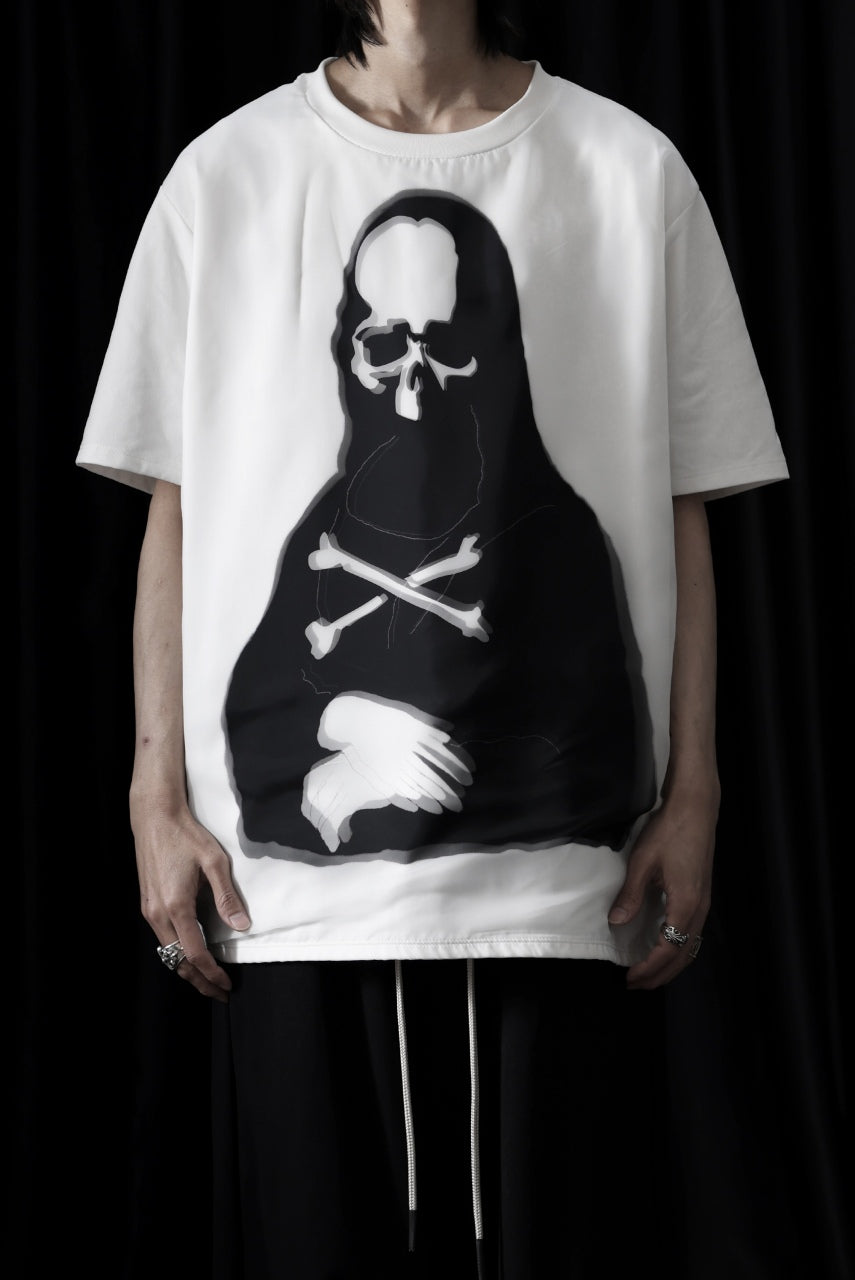 mastermind JAPAN x TRIPPY MIKIO ART S/S TEE MONALIZA (WHITE)の商品