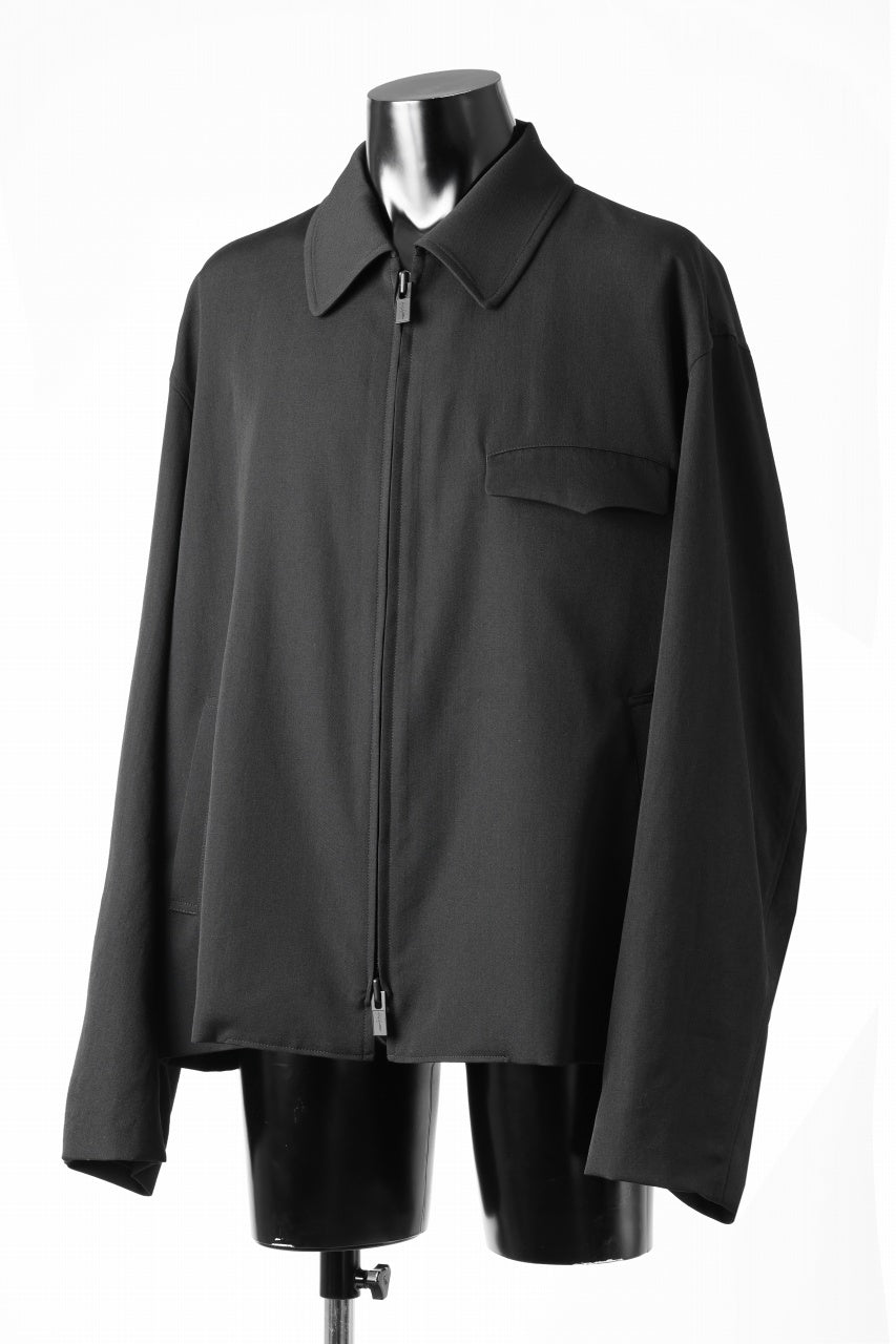 Y's for men CHEST FLAP BLOUSON / WRINKLED GABARDINE (BLACK)の商品