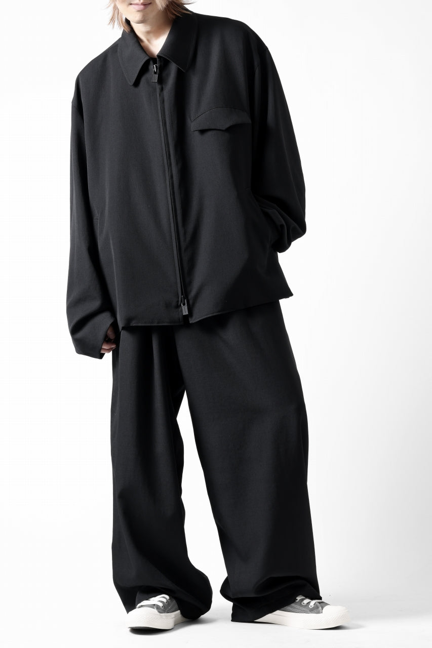 Y's for men CHEST FLAP BLOUSON / WRINKLED GABARDINE (BLACK)の商品