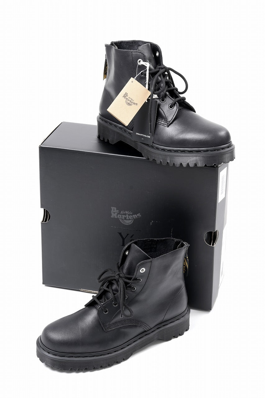 Y's x Dr. Martens 6 EYES BACK ZIP BOOTS 101 / CLASSIC CALF LEATHER