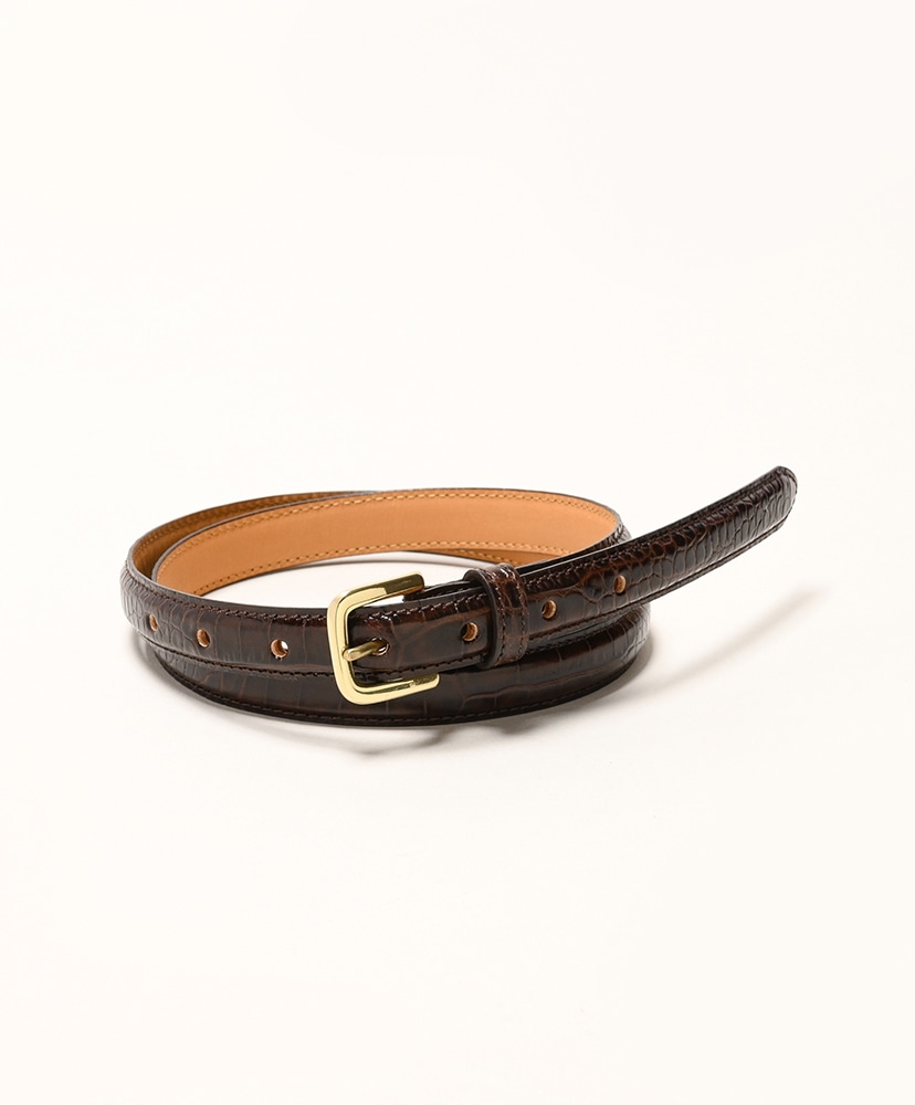Press Croco Dress Belt(M(MEN) 019/クロ): Scye