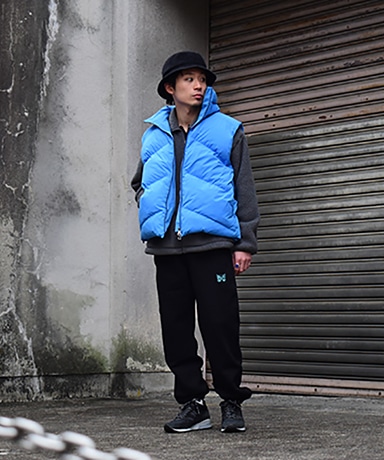 ENGINEERED GARMENTS LL Vest [Black(PC Poplin)]