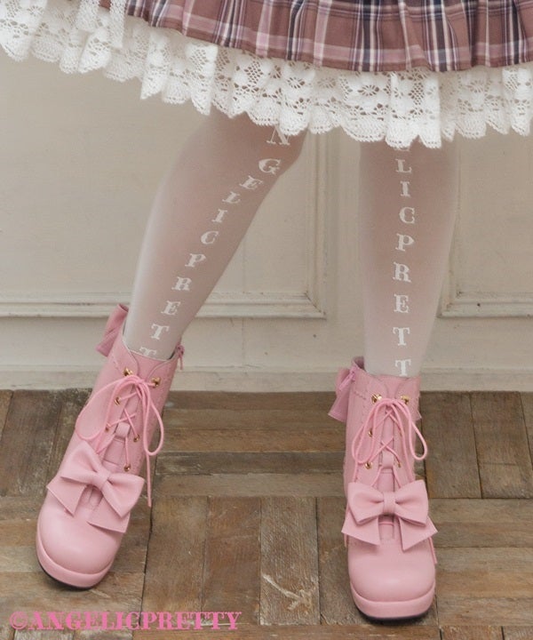 Jewel Logo Print Tights by Angelic Pretty