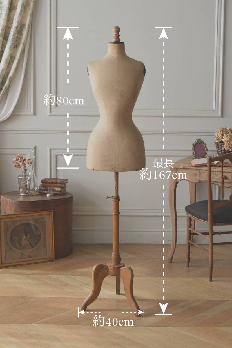 フランスアンティーク家具 アンティークトルソー.15 ショップディスプレイ