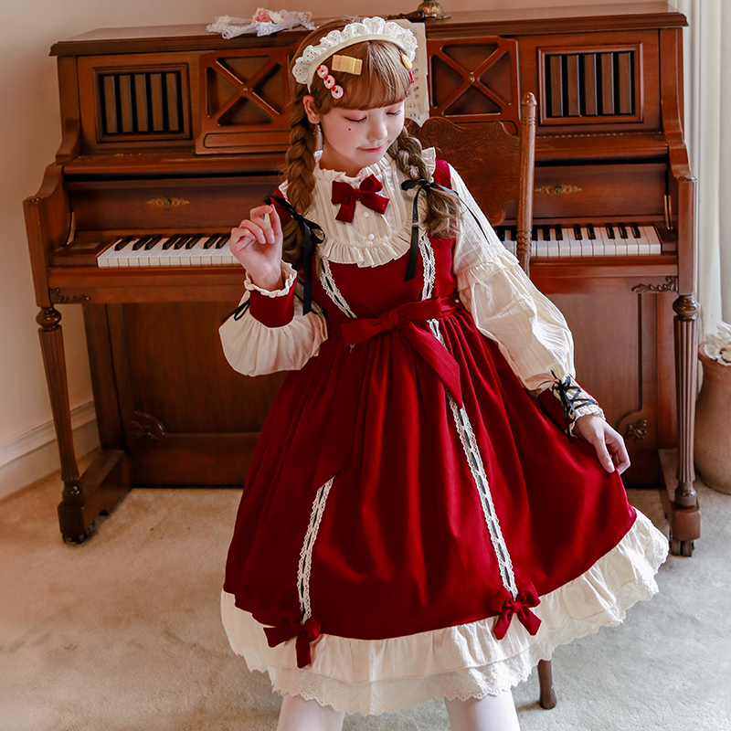 ロリータファッション 【クラシカルロリータ】薔薇の刺繍のお嬢様