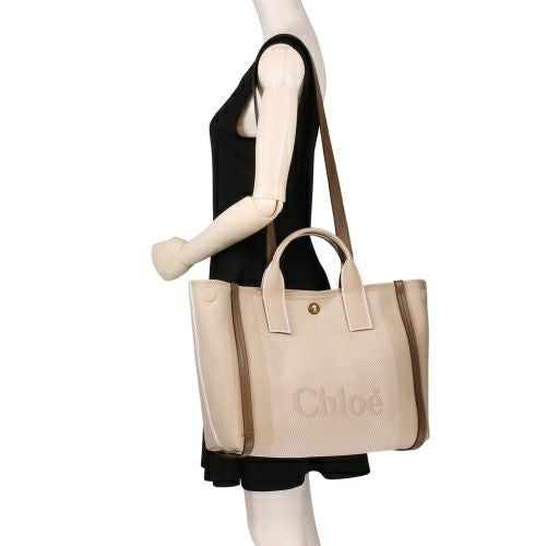 クロエ ハンドバッグ レディース CHLOE CARRY TOTE ベージュ CHLOE