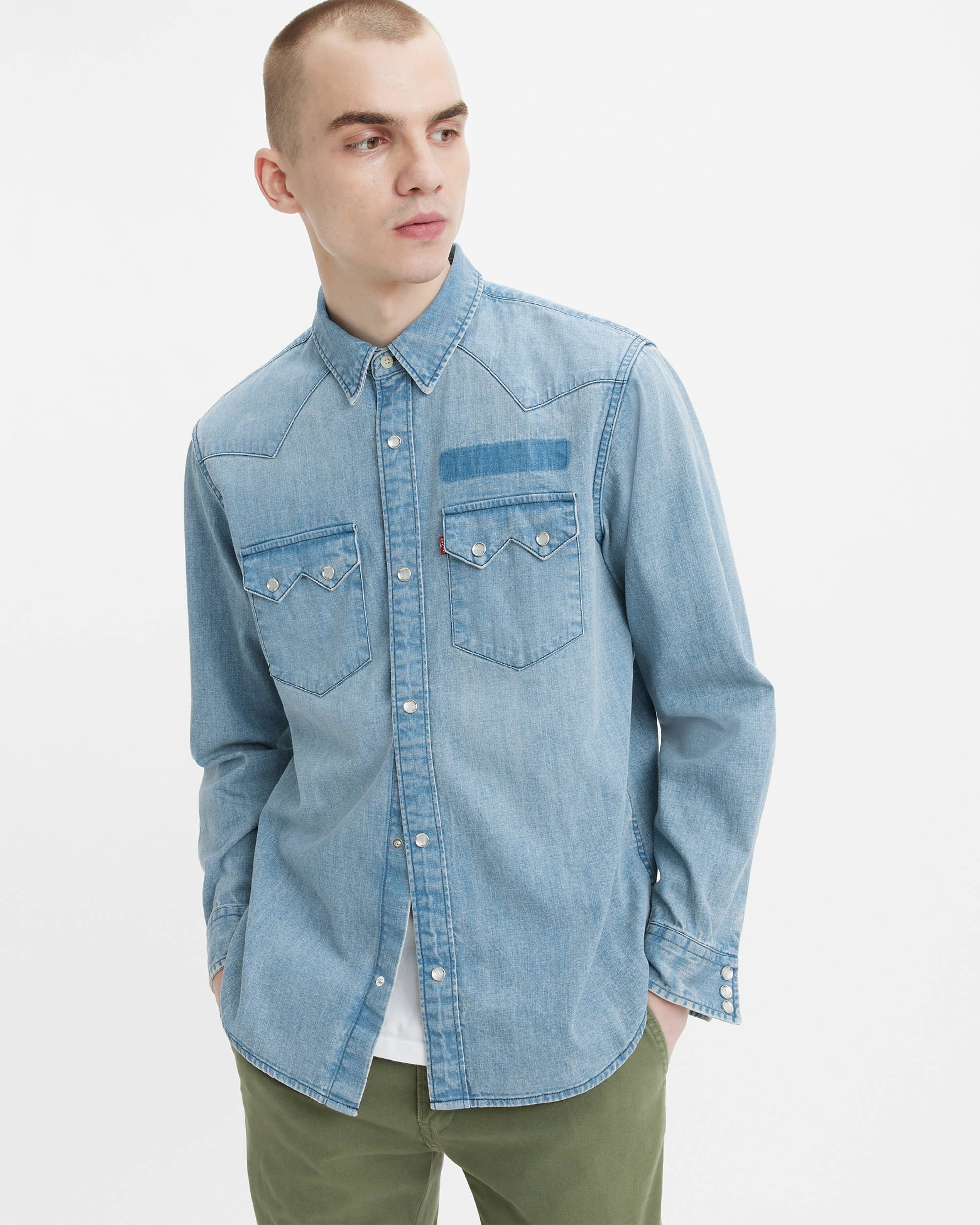 Sawtooth Relaxed Fit Western Shirt - Medium Wash | Levi's® US