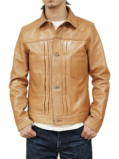 Y'2 LEATHER（ワイツーレザー） 】 柿渋ホースGジャン1st 大戦モデル