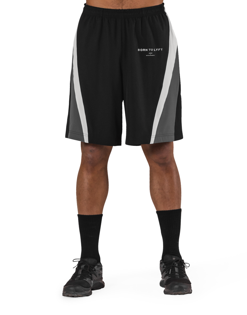 2Line Wide Shorts V.2 - Black – LÝFT
