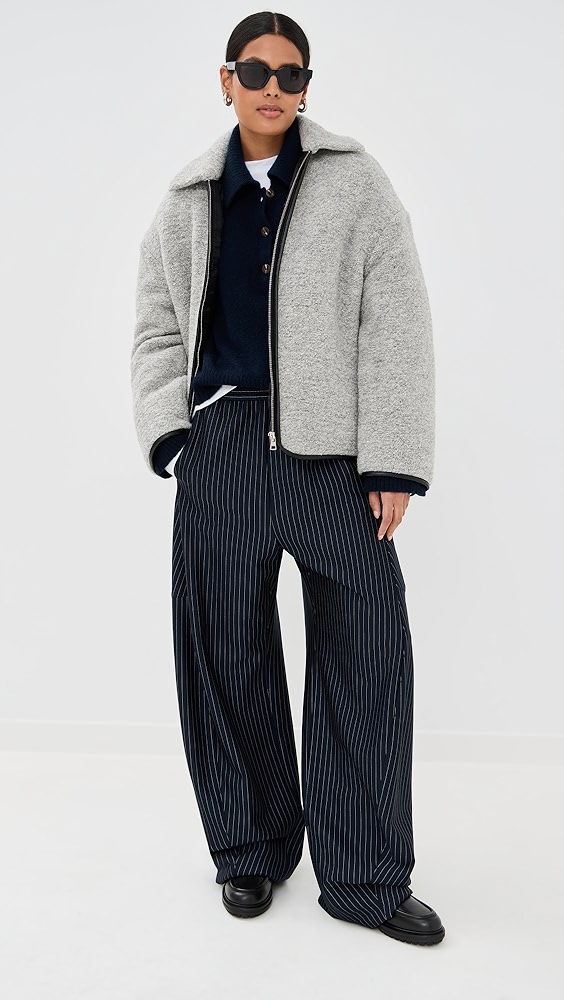 JW Anderson Contrast Trim Casual Jacket | Shopbop
