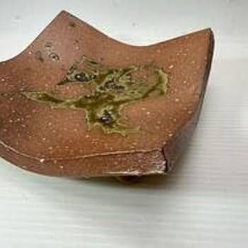 Amazon.co.jp: 信楽焼 四代高橋楽斎 四方皿 四つ脚 角皿 盛り皿 和食器