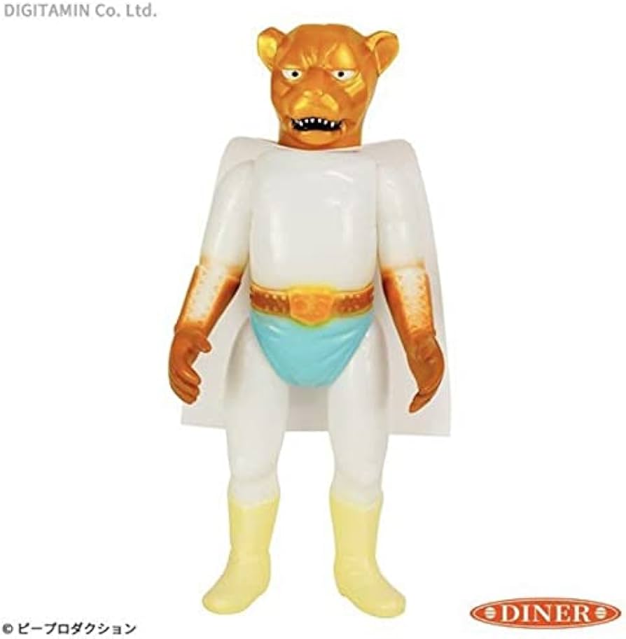 Amazon | DINER レトロソフビ 豹マン（ジャガーマン）レトロタイプ