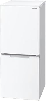 Amazon.co.jp: シャープ(SHARP) 冷蔵庫 SJ-D15J-W 幅49.5cm 152L 扉の