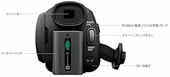 Amazon.co.jp: SONY ビデオカメラ FDR-AX55 4K 64GB 光学20倍 ブラック