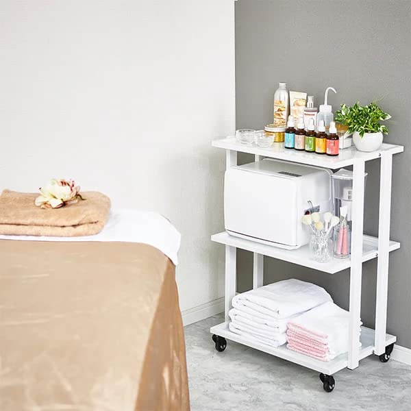 Amazon.co.jp: 大型 ガラスワゴン 3段 幅58.5×奥行42×高さ82.5cm