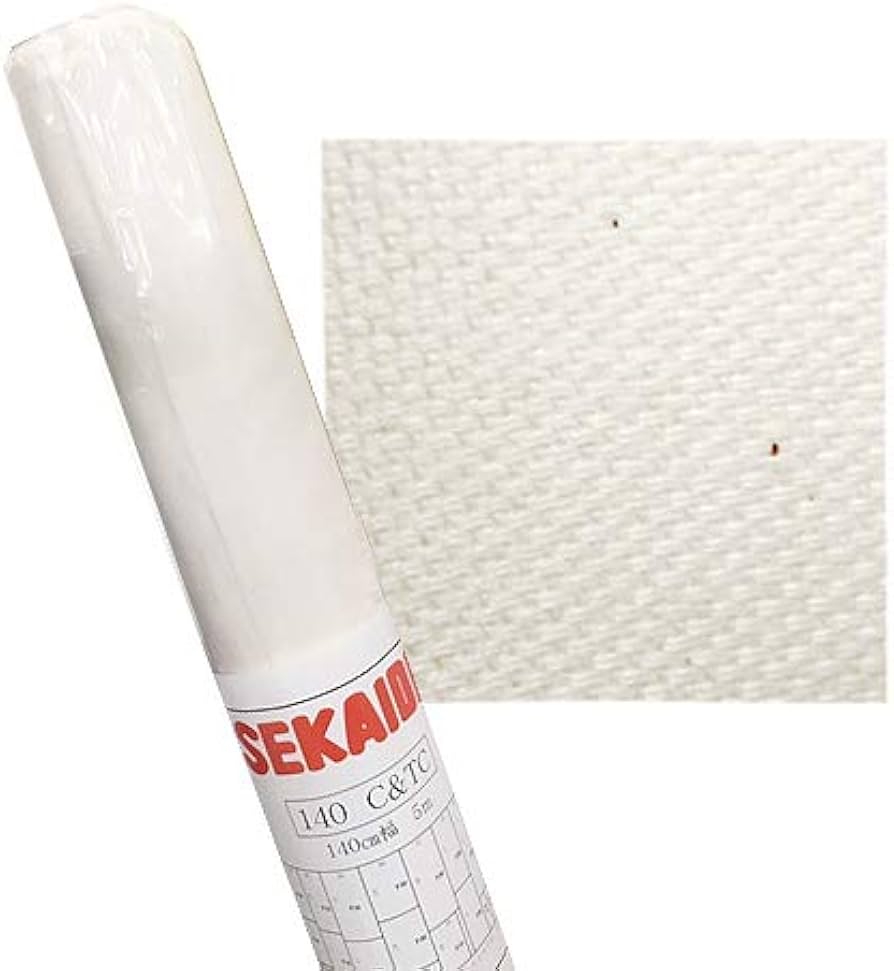 Amazon | 世界堂 ロールキャンバス（綿+化繊混紡）140C&TC［5m巻