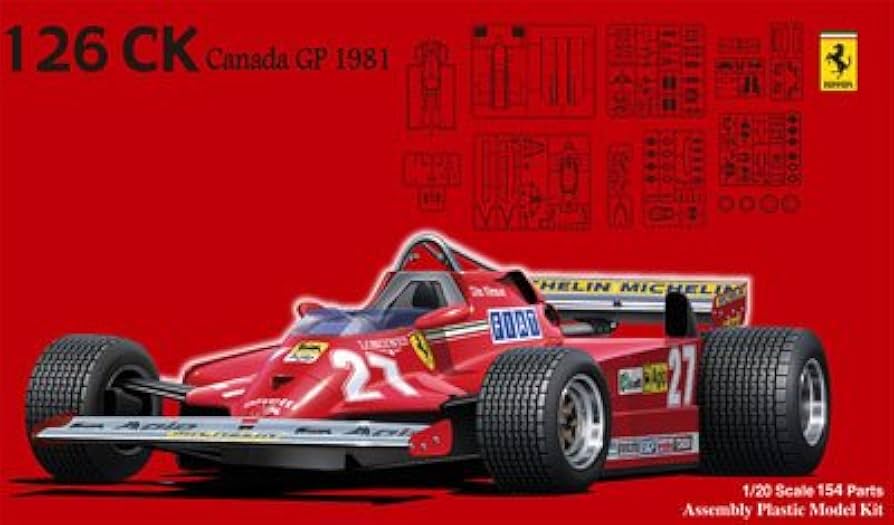 Amazon | フジミ模型 1/20 グランプリシリーズ GP4 フェラーリ126CK