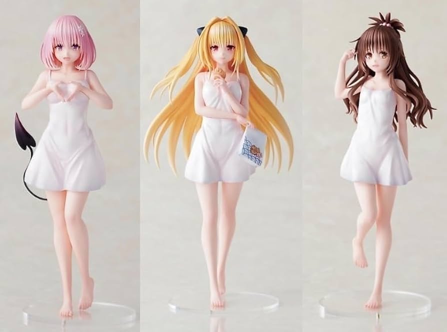 Amazon.co.jp: To LOVEる 原画展 1/6スケール フィギュア モモ 金色の