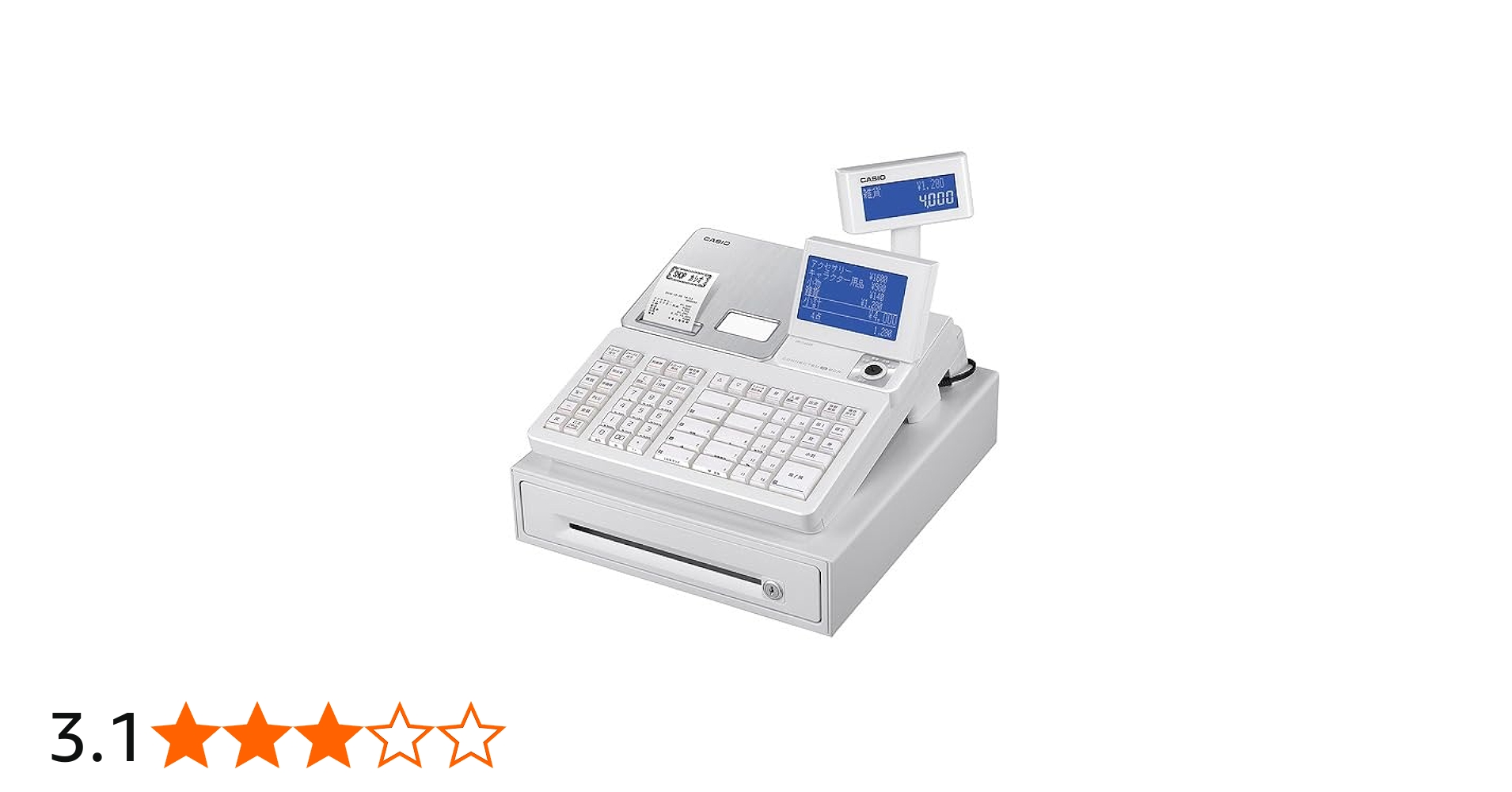 Amazon.co.jp: CASIO 電子レジスター 20部門 2シート Bluetooth対応 SR