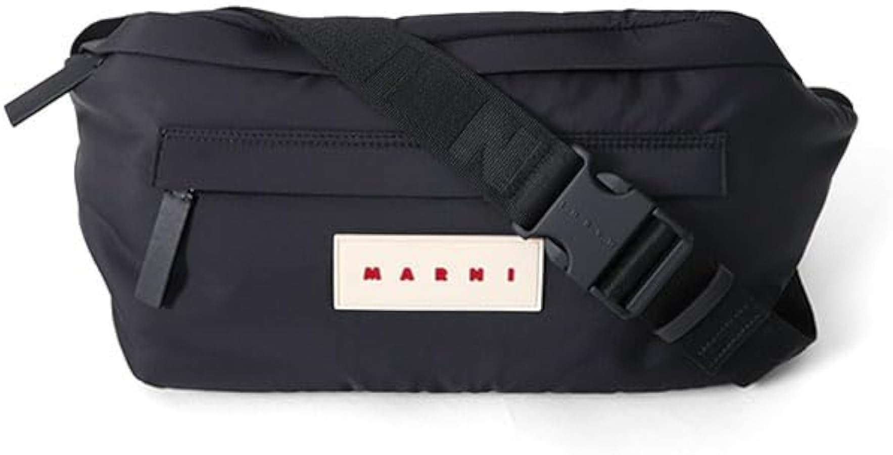 Amazon.co.jp: [Marni] マルニ ロゴパッチ パフ ラージ ショルダー