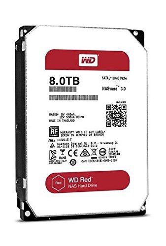 Amazon | WD Red 8TB NAS Hard Disk Drive - 5400 RPM Class SATA 6 Gb