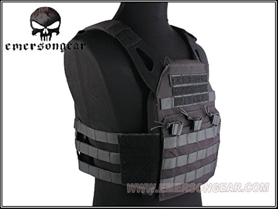 Amazon | EMERSON JPCタイプ プレートキャリア ベスト BK ブラック