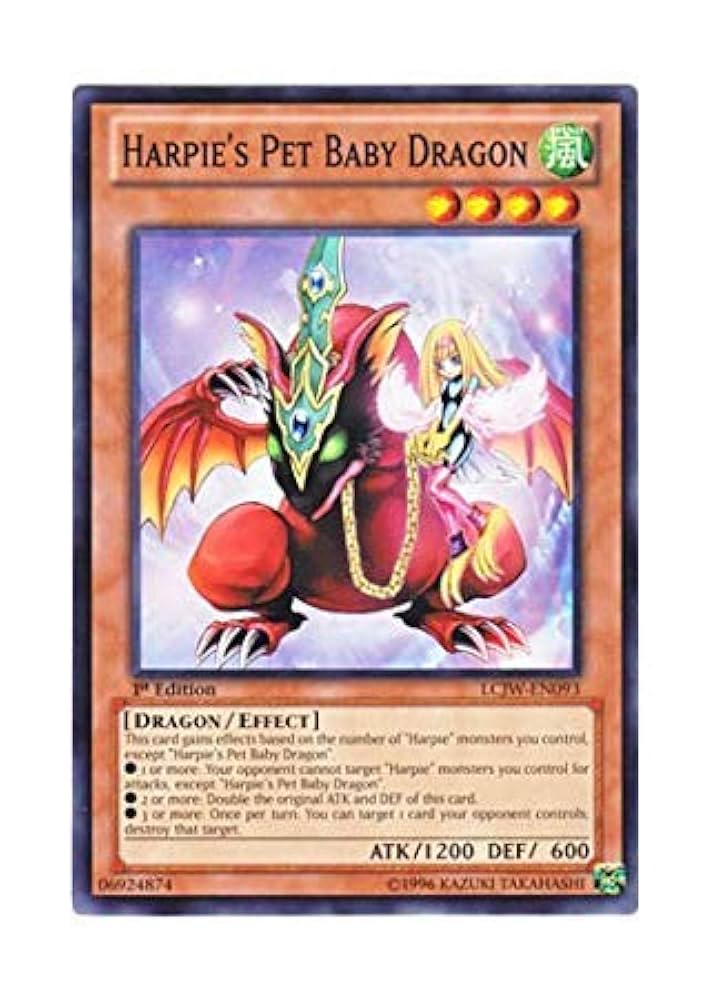 ハーピィズペット竜 英語版FMRシークレットレア 遊戯王、英語、FMR