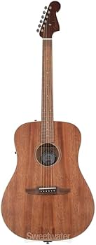 Amazon.com: Fender All-Mahogany Redondo Special Acoustic Guitar