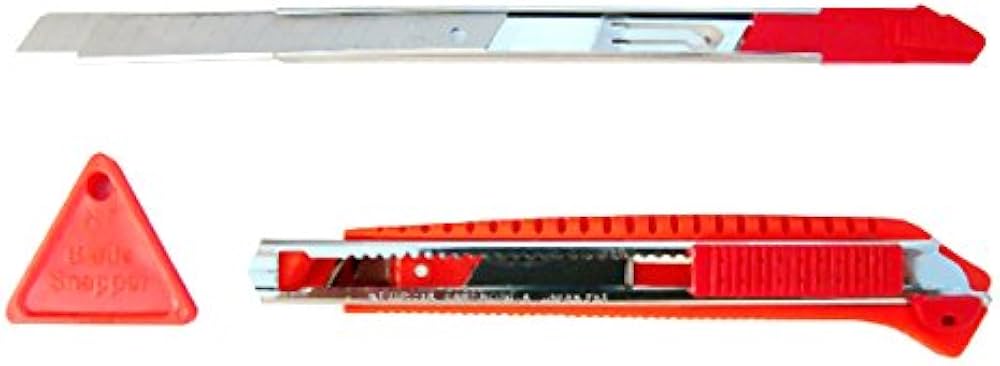 Amazon | NTカッター A型カッター 10本入 A-500RP-10 赤/黒 | 軽作業用