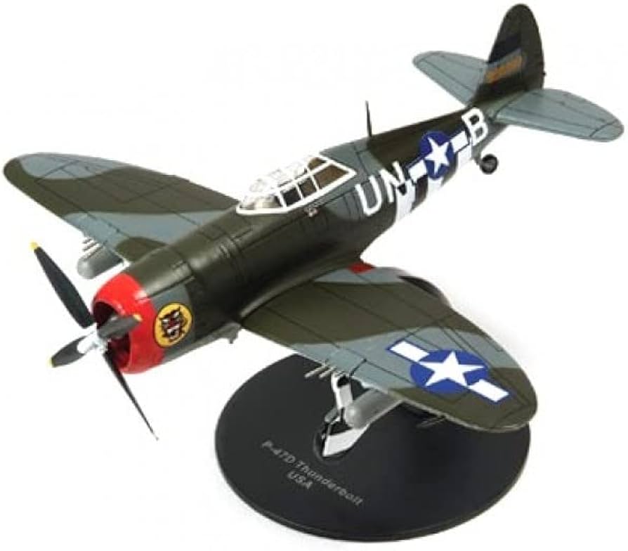 Amazon | アメリカ軍 戦闘機 模型 完成品 1/72 サンダーボルト P-47D
