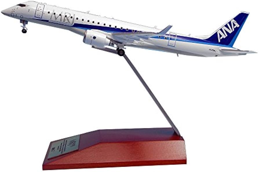 Amazon.co.jp: 全日空商事 1/200 MRJ90 JA25MJ 飛行試験機5号機 木製