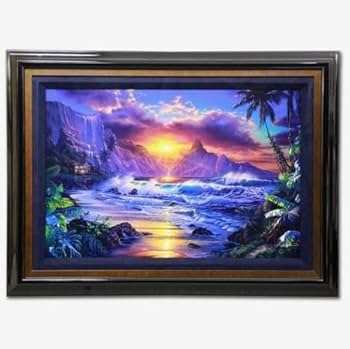 Amazon.co.jp: ラッセン エスケープ 絵画 版画 本人サイン 真作保証