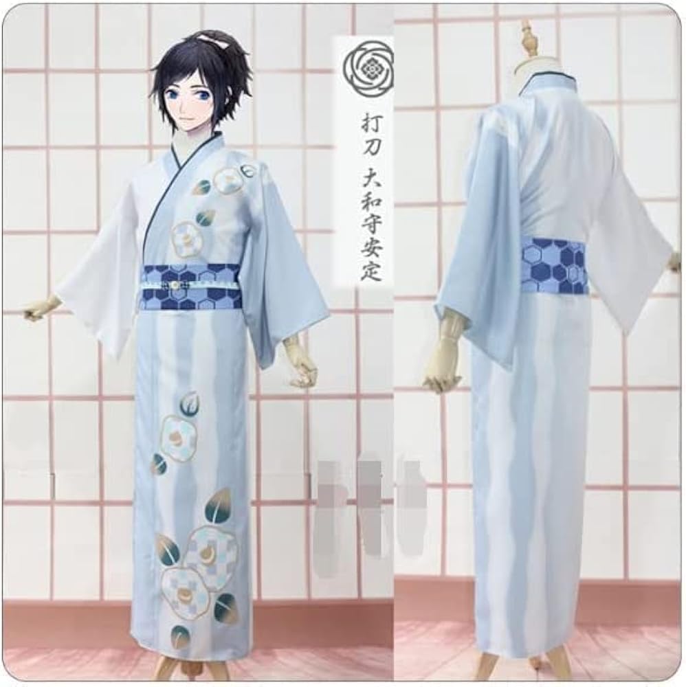 Amazon.co.jp: YY_COS 刀剣乱舞-ONLINE-打刀大和守安定コス軽装浴衣