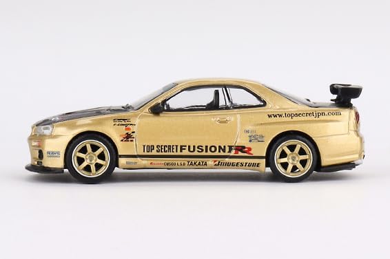 Amazon | MINI GT 1/64 ニッサン スカイライン GT-R R34 Top Secret