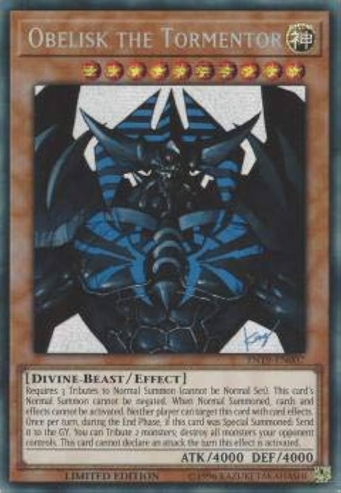 Amazon.co.jp: 遊戯王 TN19-EN007 オベリスクの巨神兵 Obelisk the