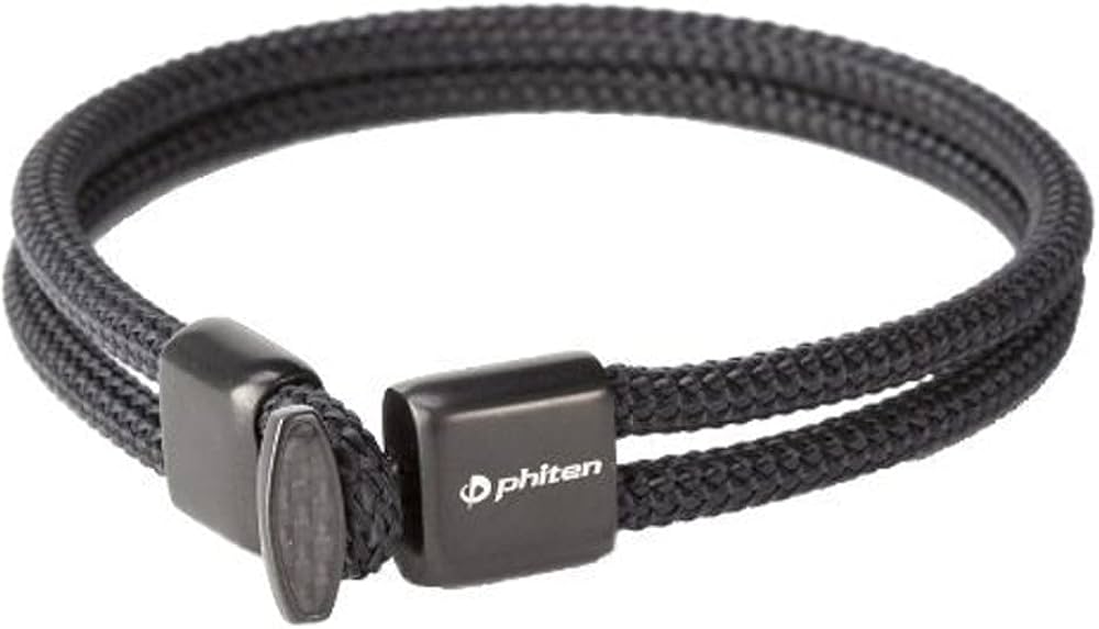 Amazon | ファイテン RAKUWAブレスX100 カーボン ブラック 17cm